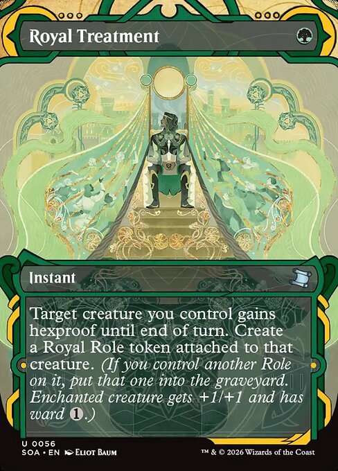 Royal Treatment (56) - BORDERLESS (Foil) - Secrets of Strixhaven Mystical Archive - Game On