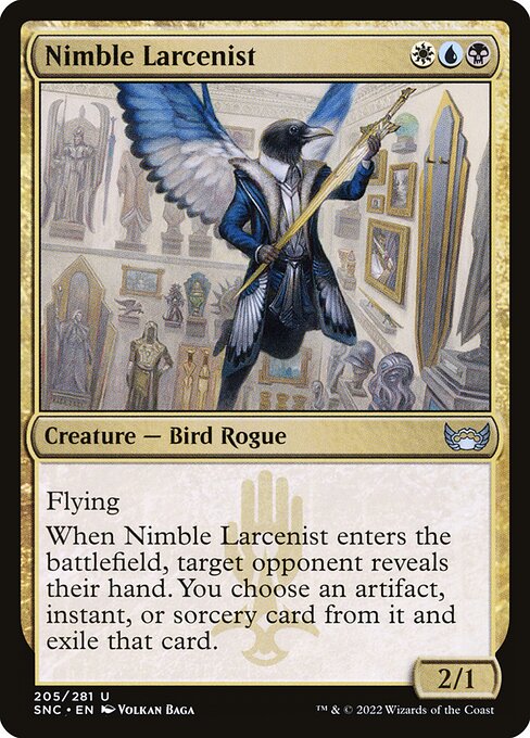 Nimble Larcenist (205) (Foil) - Streets of New Capenna - Game On