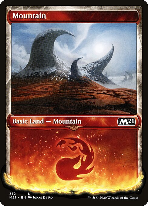 Mountain (312) - SHOWCASE - Core Set 2021 - Game On