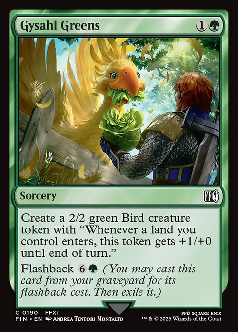 Gysahl Greens (190) (Foil) - Final Fantasy - Game On