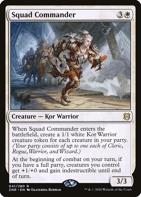 Squad Commander (41p) - Zendikar Rising Promos - Game On