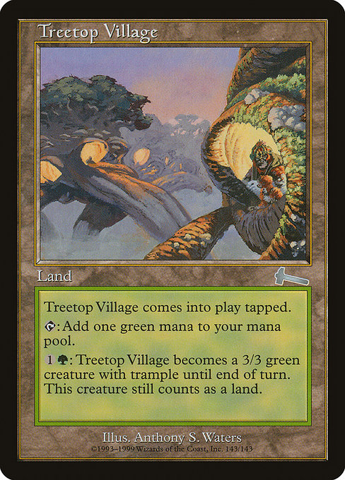 Treetop Village (143) (Foil) - Urza's Legacy - Game On