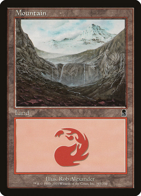 Mountain (345) (Foil) - Odyssey - Game On