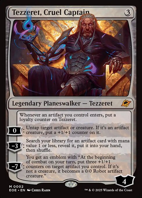 Tezzeret, Cruel Captain (2) (Foil) - Edge of Eternities - Game On