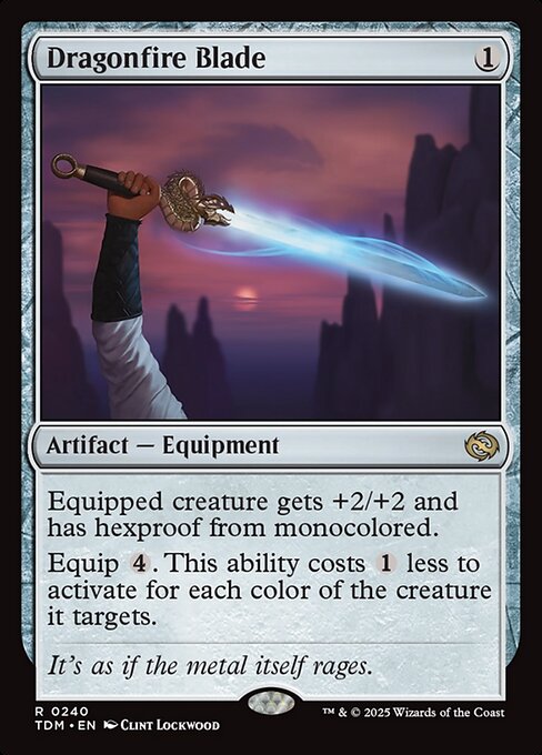 Dragonfire Blade (240) (Foil) - Tarkir: Dragonstorm - Game On