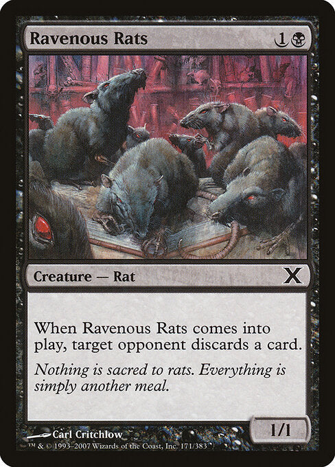 Ravenous Rats (171) - Tenth Edition - Game On