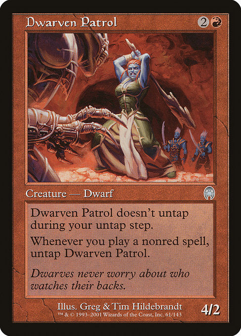 Dwarven Patrol (61) (Foil) - Apocalypse - Game On