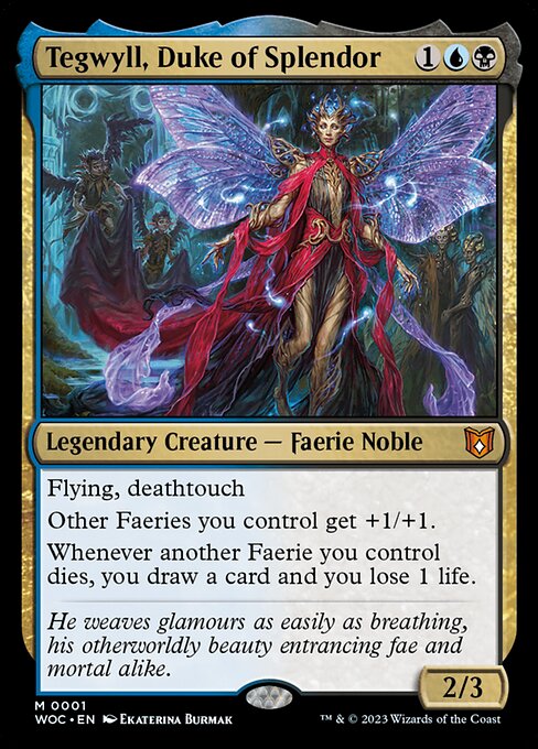 Tegwyll, Duke of Splendor (1) (Foil) - Wilds of Eldraine Commander - Game On