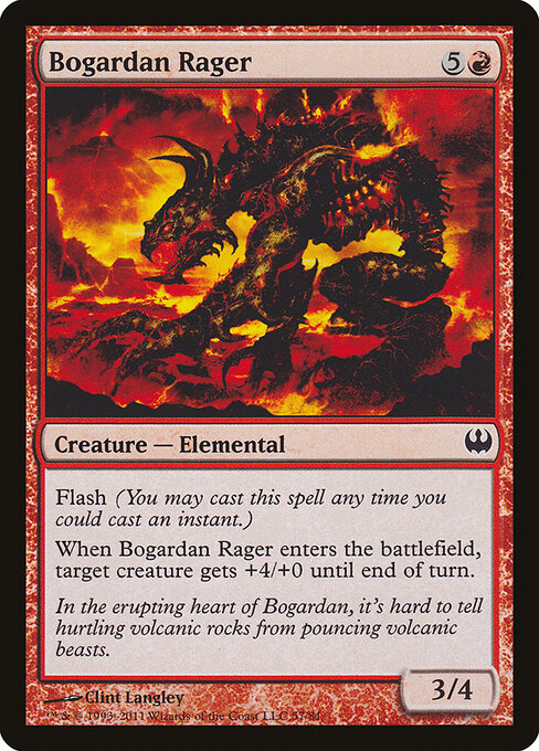 Bogardan Rager (57) - Duel Decks: Knights vs. Dragons - Game On