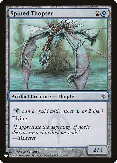 Spined Thopter (NPH-45) - The List - Game On