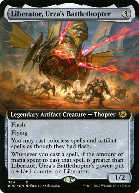 Liberator, Urza's Battlethopter (364) - EXTENDED ART (Foil) - The Brothers' War - Game On