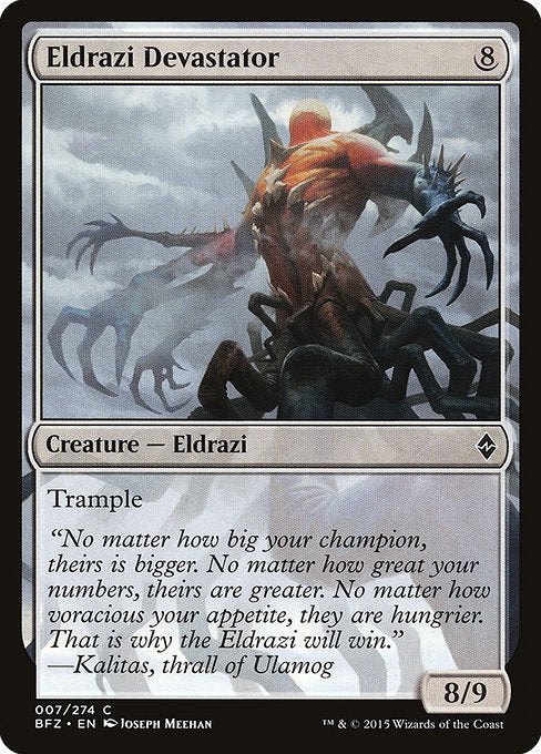 Eldrazi Devastator (7) (Foil) - Battle for Zendikar - Game On