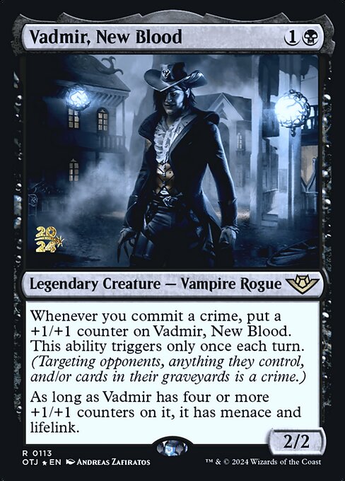 Vadmir, New Blood (113s) (Foil) - Outlaws of Thunder Junction Promos - Game On