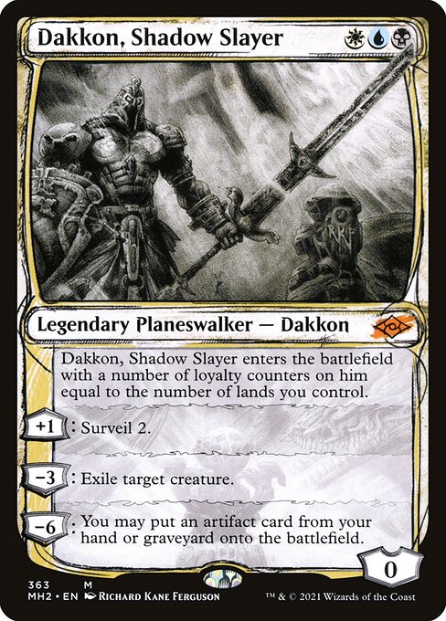 Dakkon, Shadow Slayer (363) - SHOWCASE - Modern Horizons 2 - Game On