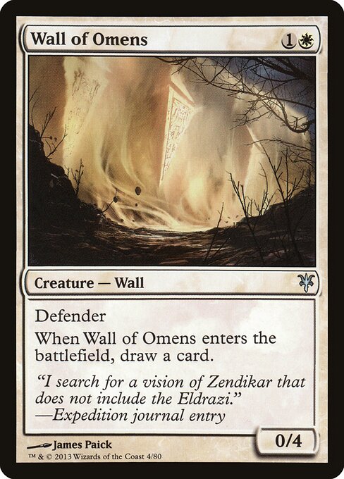Wall of Omens (4) - Duel Decks: Sorin vs. Tibalt - Game On