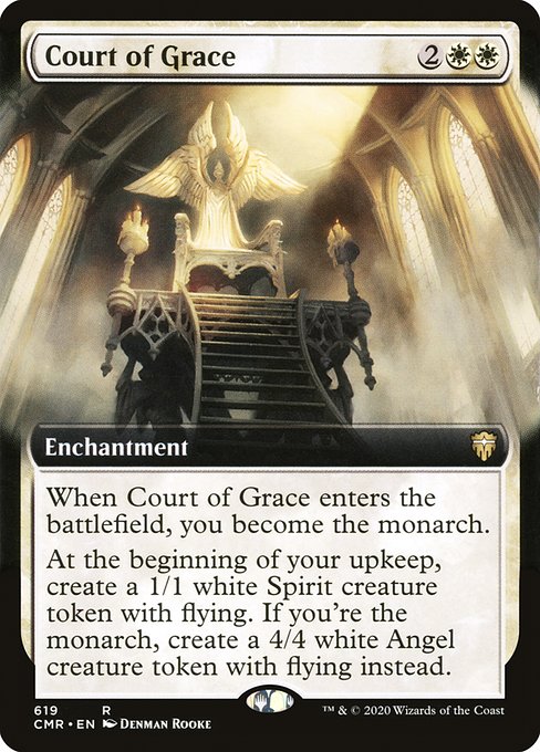 Court of Grace (619) - EXTENDED ART (Foil) - Commander Legends - Game On