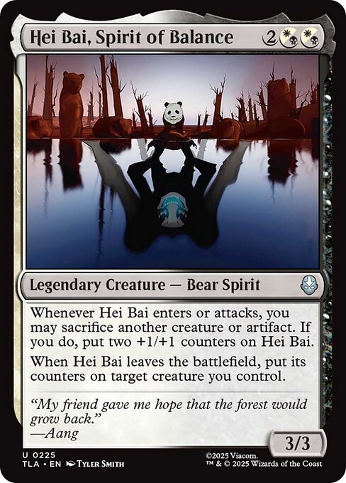 Hei Bai, Spirit of Balance (225) (Foil) - Avatar: The Last Airbender - Game On
