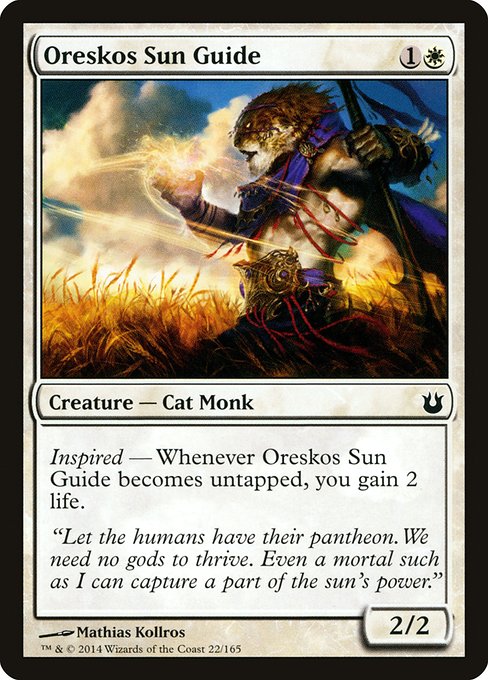 Oreskos Sun Guide (22) (Foil) - Born of the Gods - Game On