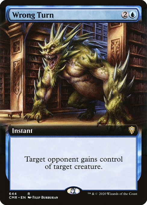 Wrong Turn (644) - EXTENDED ART - Commander Legends - Game On