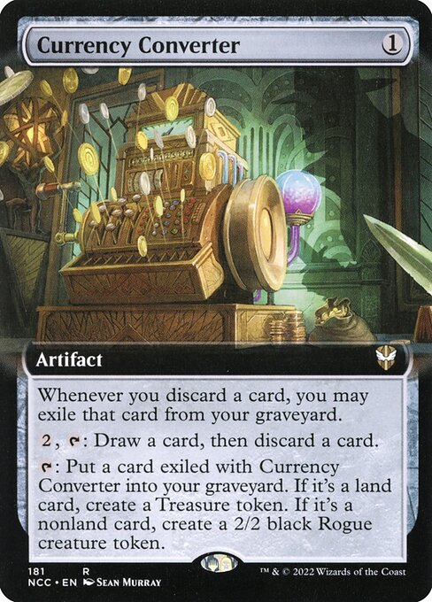 Currency Converter (181) - EXTENDED ART - New Capenna Commander - Game On