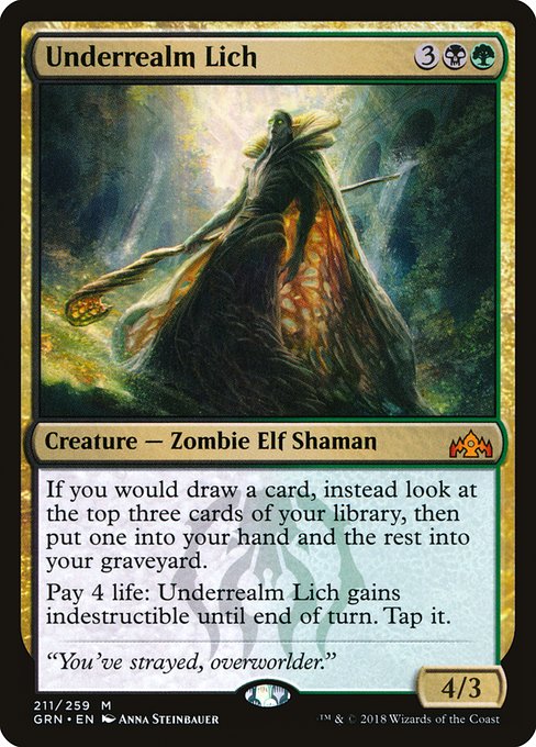 Underrealm Lich (211) - Guilds of Ravnica - Game On