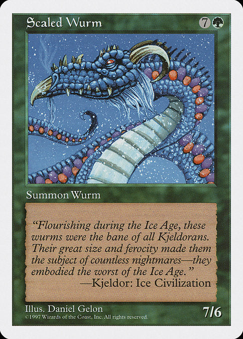 Scaled Wurm (322) - Fifth Edition - Game On