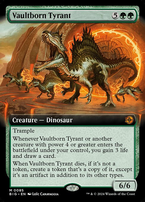 Vaultborn Tyrant (85) - EXTENDED ART - The Big Score - Game On