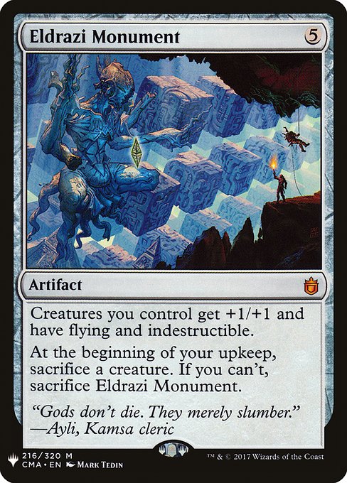 Eldrazi Monument (CMA-216) - The List - Game On