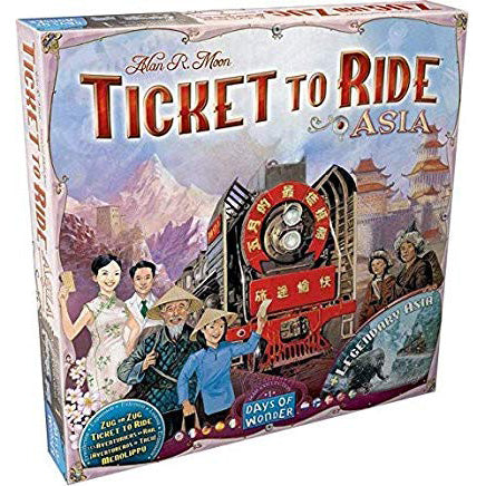 Ticket to Ride Asia Map #1 - Family - Asmodee - Game On