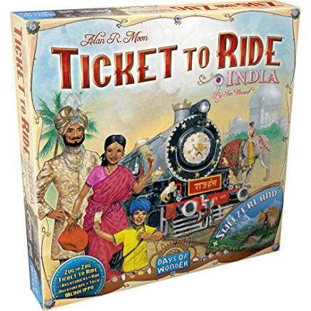 Ticket to Ride India Map #2 - Family - Asmodee - Game On