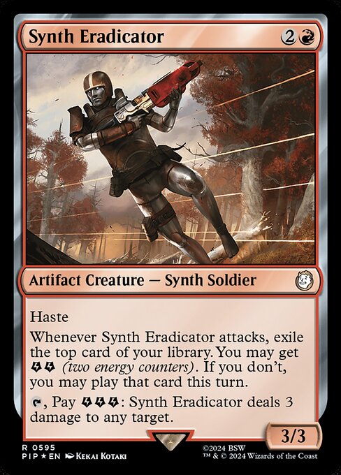 Synth Eradicator (595) (Foil) - Fallout - Game On