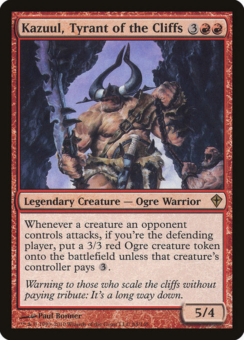Kazuul, Tyrant of the Cliffs (84) (Foil) - Worldwake - Game On