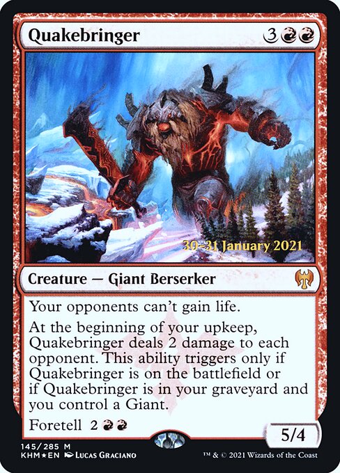 Quakebringer (145s) (Foil) - Kaldheim Promos - Game On
