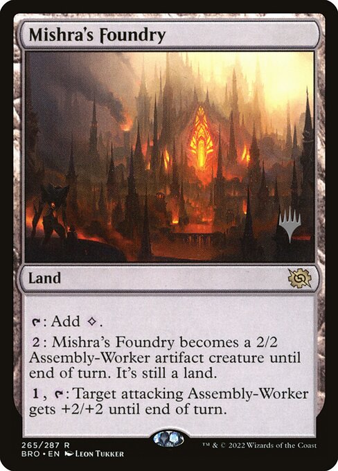 Mishra's Foundry (265p) (Foil) - The Brothers' War Promos - Game On