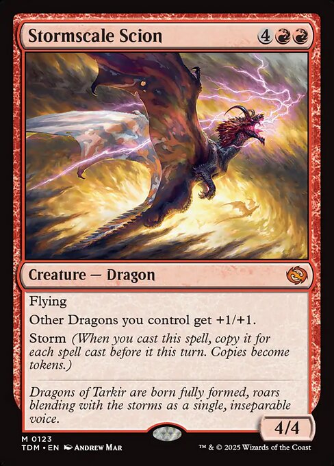 Stormscale Scion (123) - Tarkir: Dragonstorm Game On Stormscale Scion (123) - Tarkir: Dragonstorm Game On