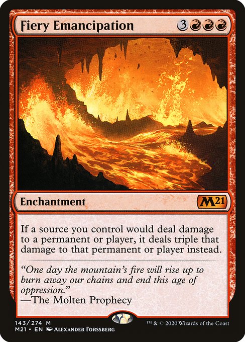 Fiery Emancipation (143) - Core Set 2021 - Game On