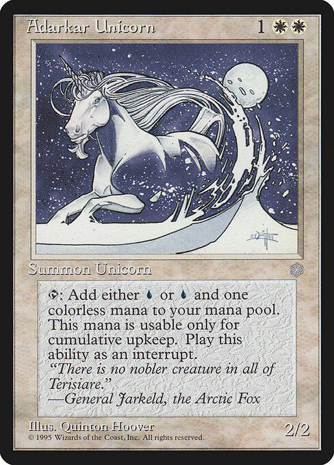 Adarkar Unicorn (1) - Ice Age - Game On