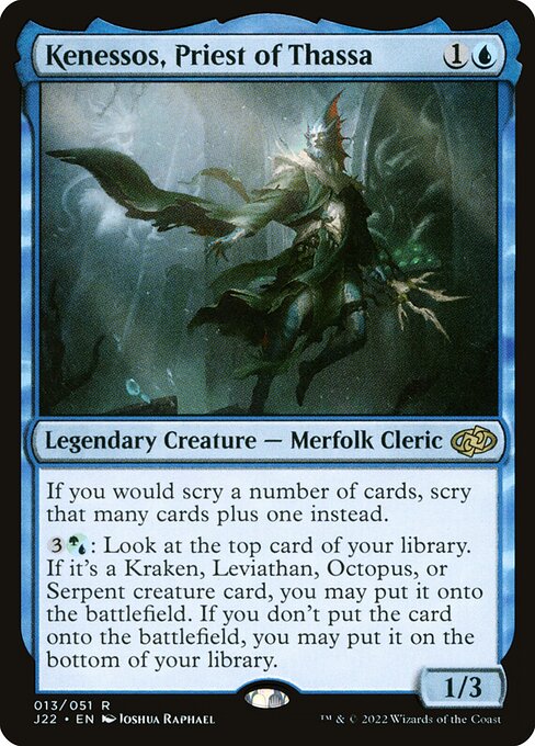 Kenessos, Priest of Thassa (13) - Jumpstart 2022 - Game On