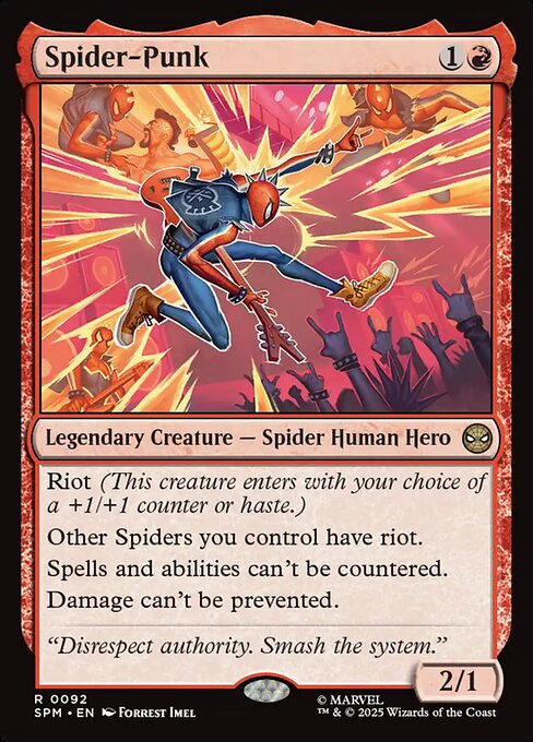 Spider-Punk (92) (Foil) - Marvel's Spider-Man - Game On