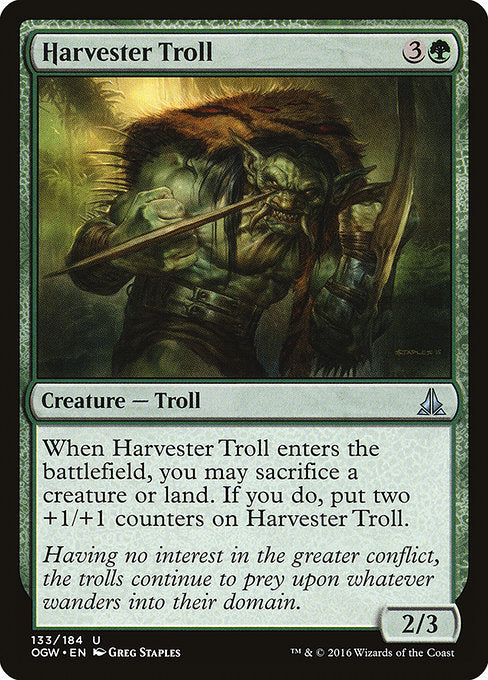 Harvester Troll (133) (Foil) - Oath of the Gatewatch - Game On