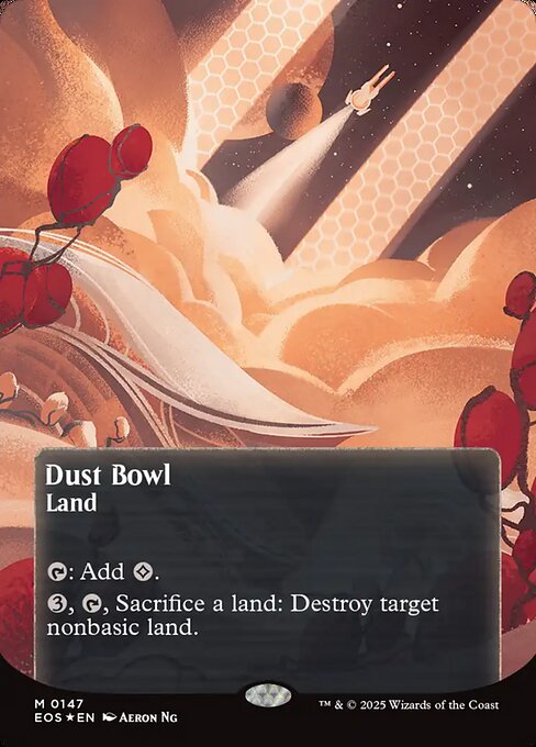 Dust Bowl (147) - BORDERLESS - FULL ART (Foil) - Edge of Eternities: Stellar Sights - Game On