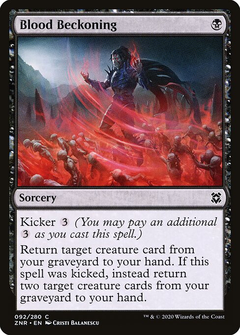 Blood Beckoning (92) (Foil) - Zendikar Rising - Game On