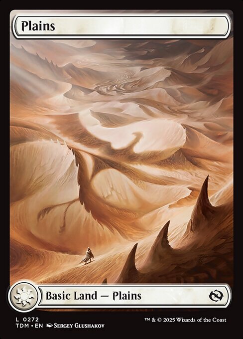 Plains (272) - FULL ART (Foil) - Tarkir: Dragonstorm - Game On