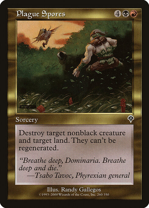 Plague Spores (260) (Foil) - Invasion - Game On