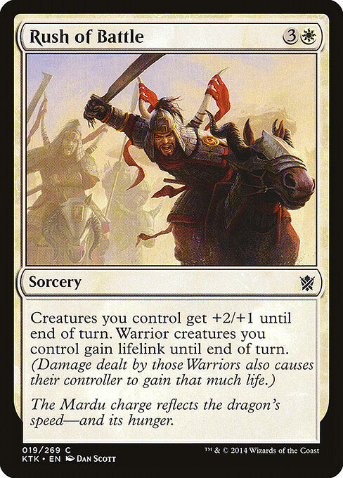 Rush of Battle (19) (Foil) - Khans of Tarkir - Game On