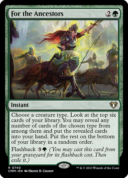 For the Ancestors (740) - Commander Masters - Game On