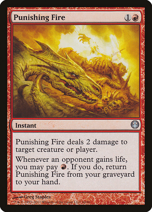 Punishing Fire (66) - Duel Decks: Knights vs. Dragons - Game On