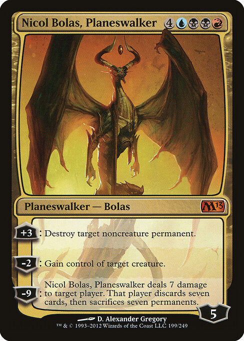 Nicol Bolas, Planeswalker (199) - Magic 2013 - Game On