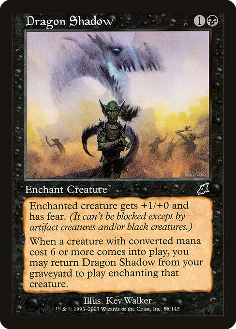 Dragon Shadow (65) (Foil) - Scourge - Game On
