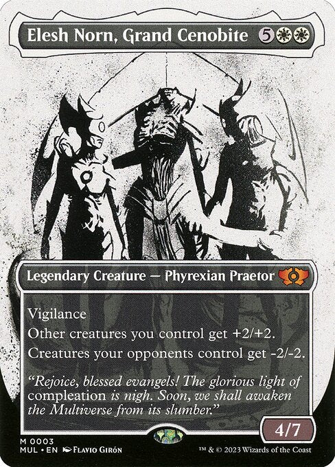 Elesh Norn, Grand Cenobite (3) - BORDERLESS - FULL ART - Multiverse Legends - Game On